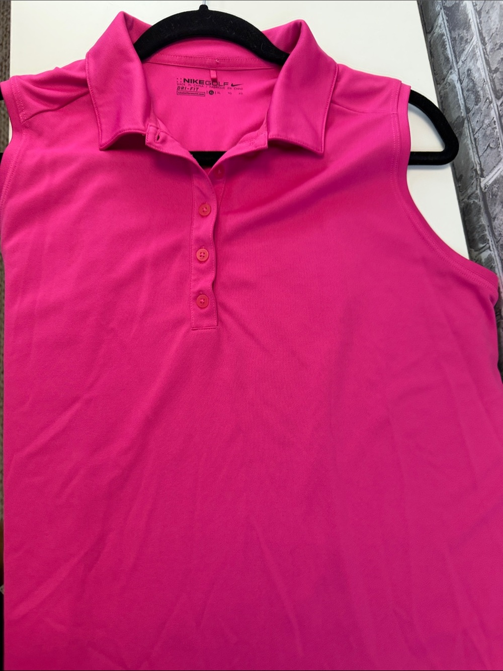 Nike Golf Women’s Pink Sleeveless Polo Tank - Picture 8 of 8
